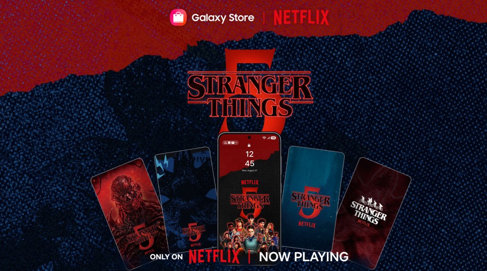 Step Into the Upside Down: Samsung and Netflix Offer Exclusive ‘Stranger Things’ Theme for Galaxy